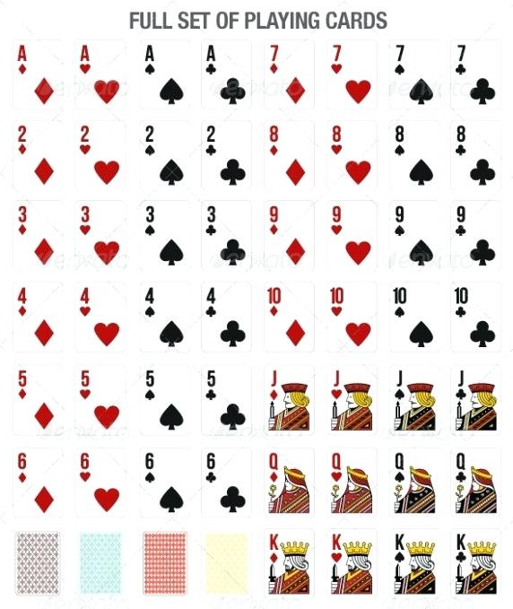 572x679 Download Our Sample Of Playing Card Template Vector Free Pdf Game