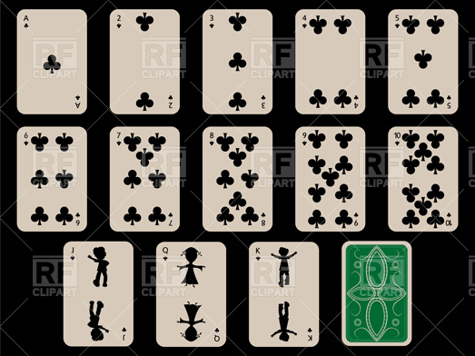523x392 Playing Cards Vector Image Of Objects Robertosch