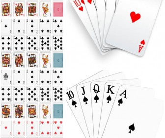 336x280 Playing Cards Template Vector Vector Graphics Blog