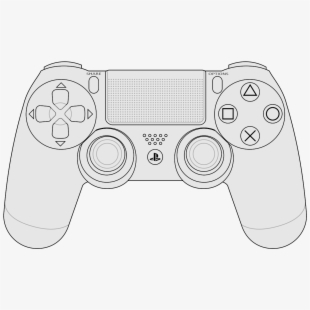 310x310 Clipart Black And White Library Ps Vector Images Dualshock