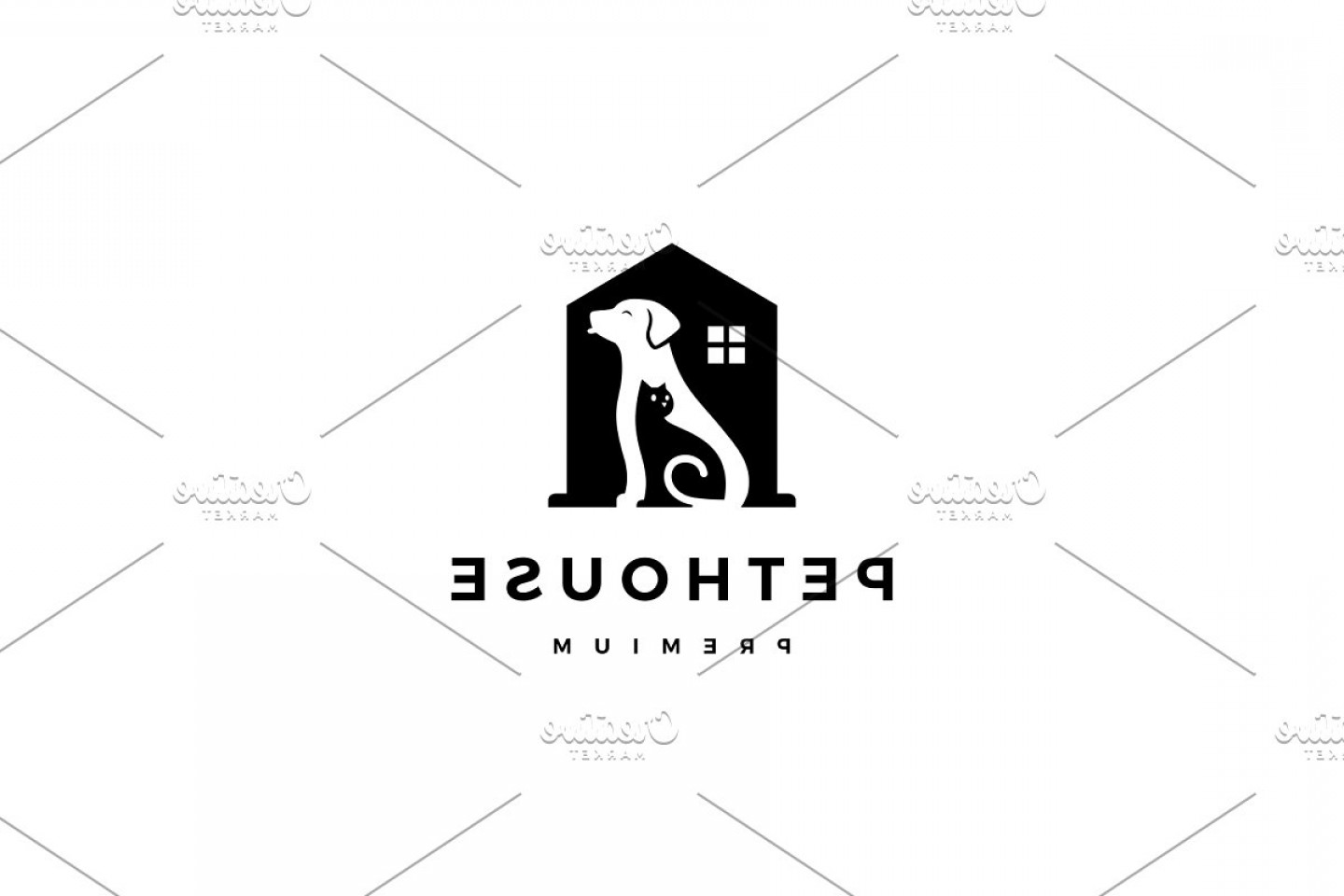 Dog Cat Pet House Home Logo Vector Wallkeeper 1440x960 Dog Cat Pet House Home Logo Vector Wallkeeper