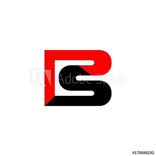 Red And Black Ps Initial Logo Vector 500x500 Red And Black Ps Initial Logo Vector