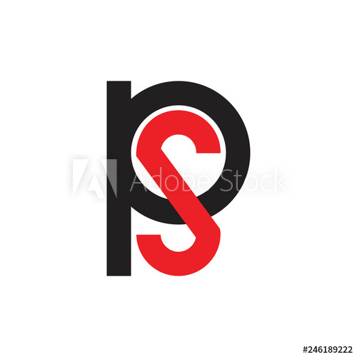 Letters Ps Simple Geometric Line Logo Vector 500x500 Letters Ps Simple Geometric Line Logo Vector