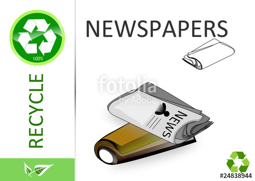 500x354 Please Recycle Newspapers Stock Image And Royalty Free Vector