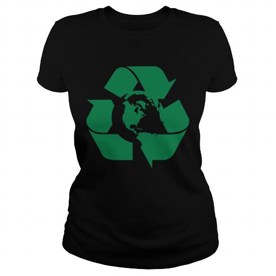 550x550 Earth Please Recycle Vector T Shirt