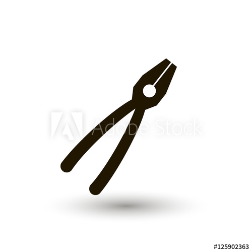 500x500 Pliers Vector Icon Workhouse Equipment