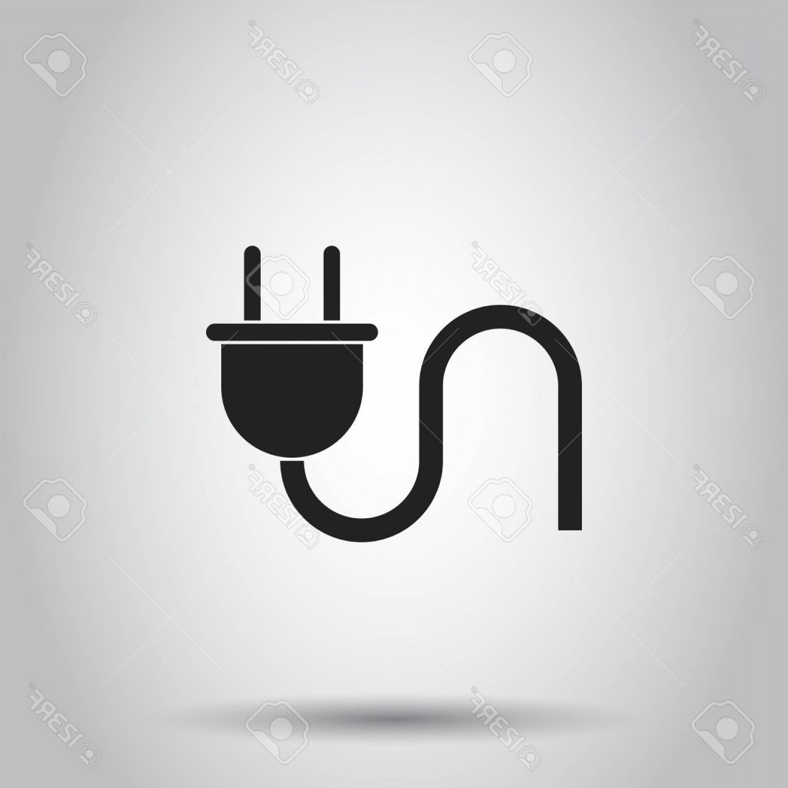 1560x1560 Photostock Vector Plug Socket Icon Vector Illustration On Isolated