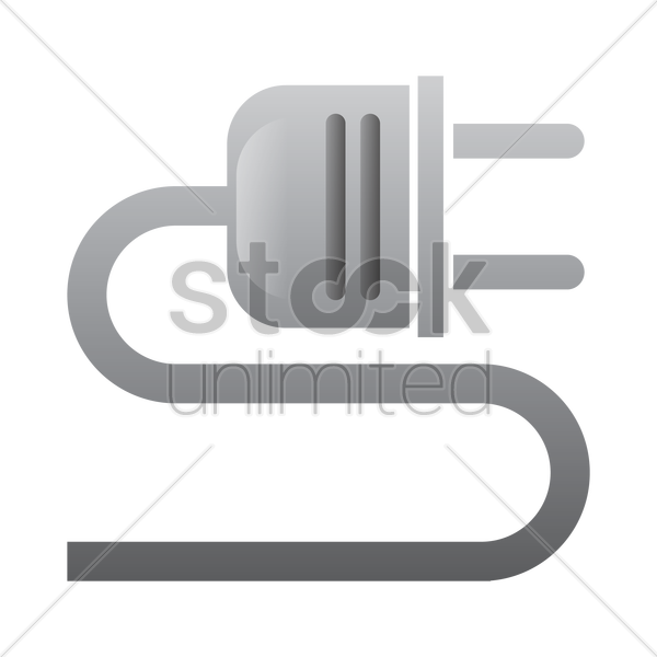 600x600 Plug Vector Image