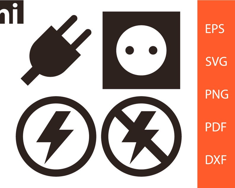 794x636 Plug Socket Electricity Lightning High Etsy