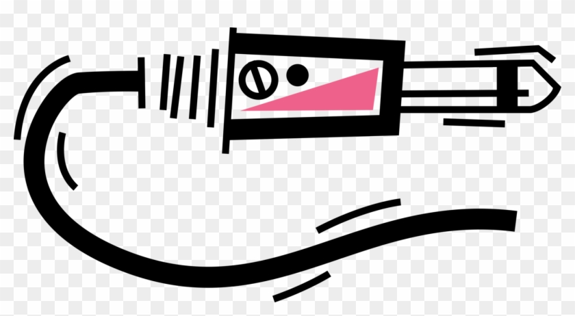 840x462 Vector Illustration Of Wire And Cable Plug