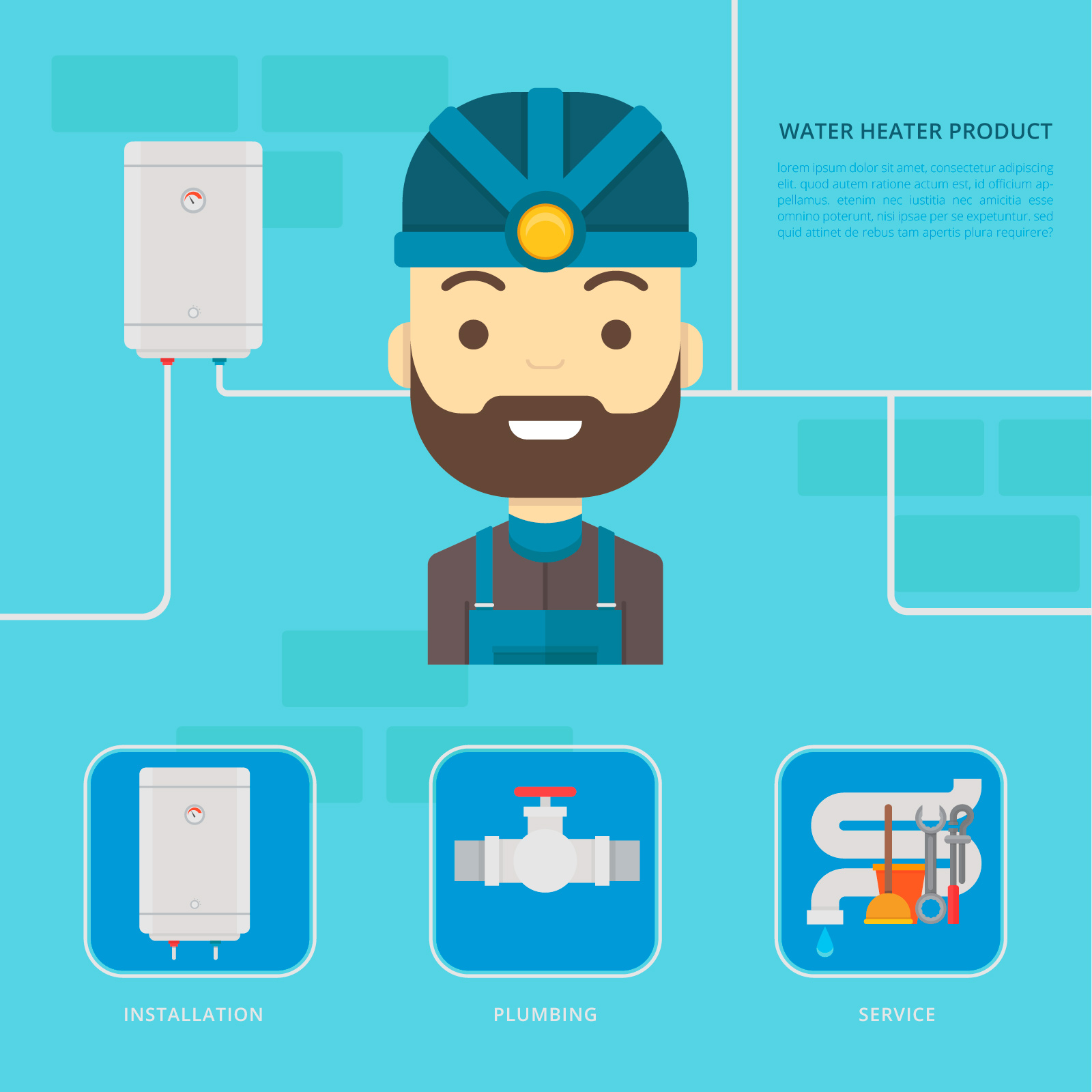 1600x1600 Plumber Free Vector Art