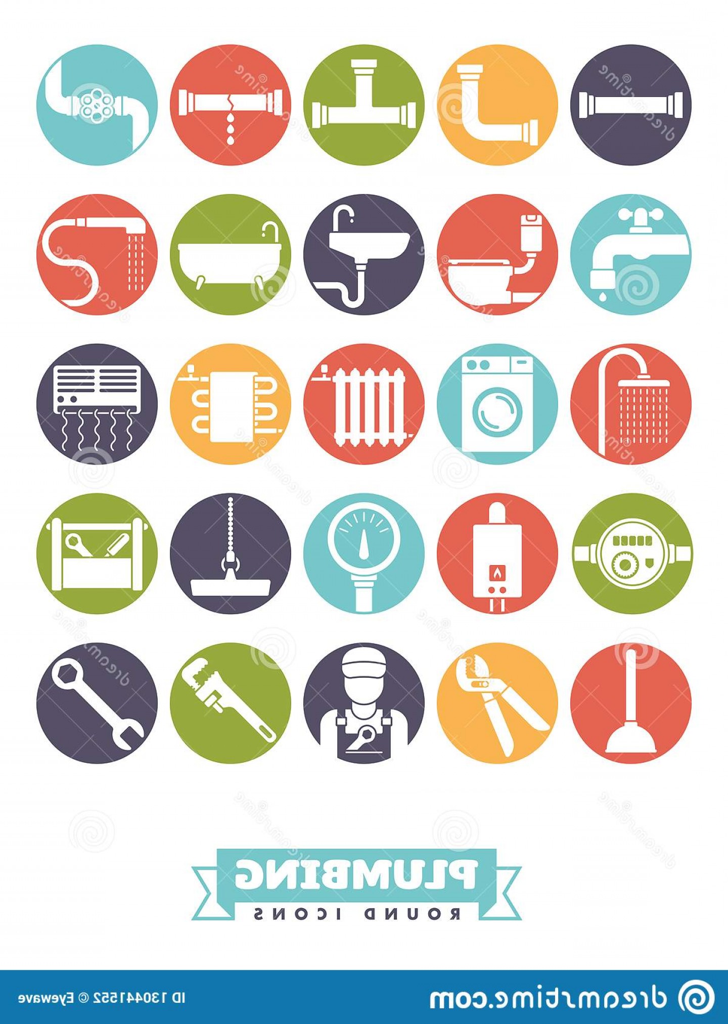 Plumbing Sanitary Round Icon Vector Set Plumbing Sanitary 1440x2026 Plumbing Sanitary Round Icon Vector Set Plumbing Sanitary