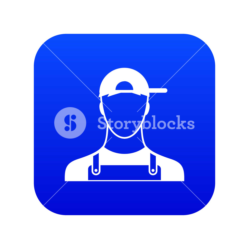 Plumber Icon Digital Blue For Any Design Isolated On White Vector 1000x1000 Plumber Icon Digital Blue For Any Design Isolated On White Vector