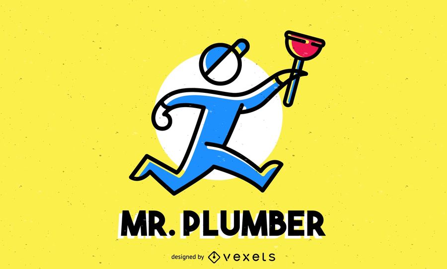 900x542 Plumber Logo Template