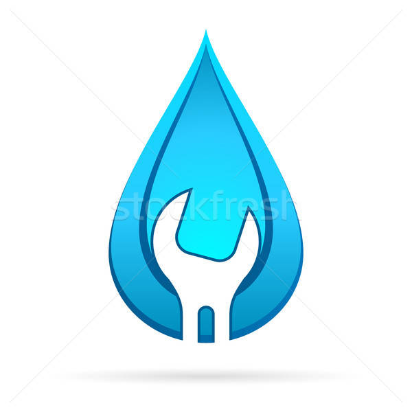 600x600 Water Drop And Wrench