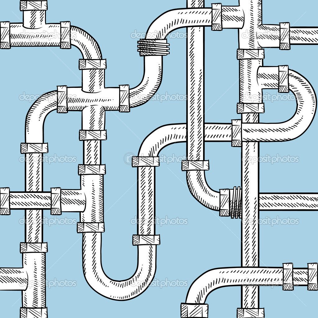 Plumbing Pipes Vector at Collection of Plumbing Pipes