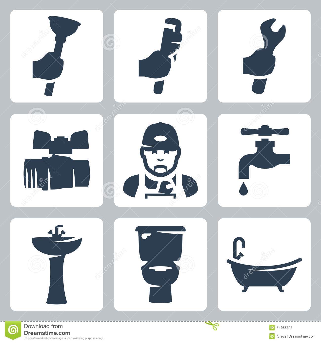 1300x1390 Plumbing Icon