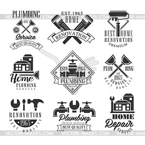 300x299 Plumbing And Repairing Service Black And White