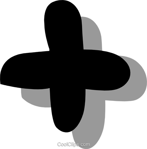 475x480 Plus Sign Royalty Free Vector Clip Art Illustration