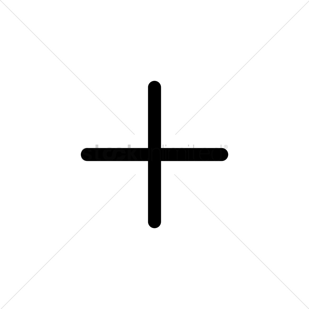 1300x1300 Plus Sign Vector Image