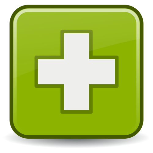 500x500 Plus Sign Vector Image