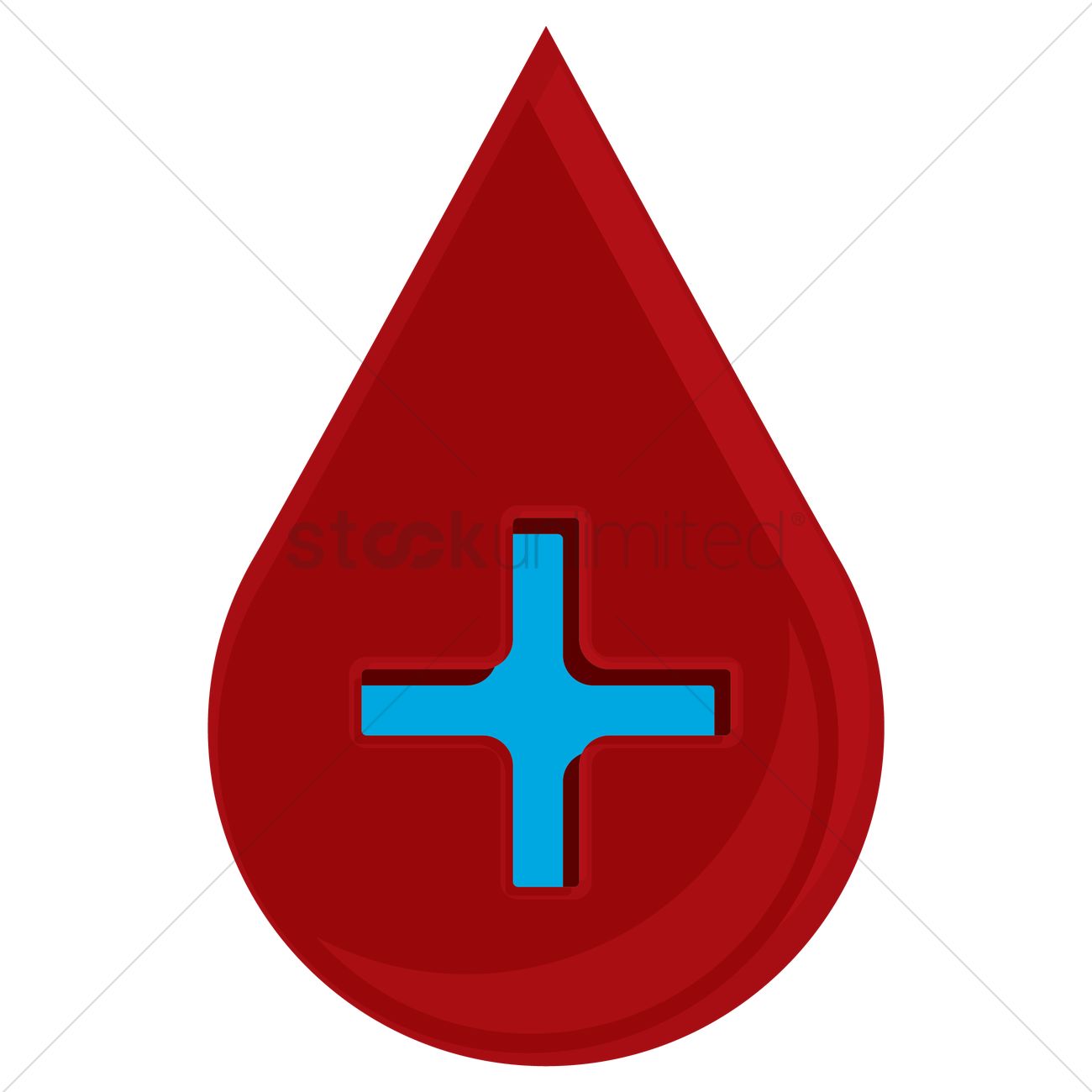 1300x1300 Blood Drop With Plus Sign Vector Image