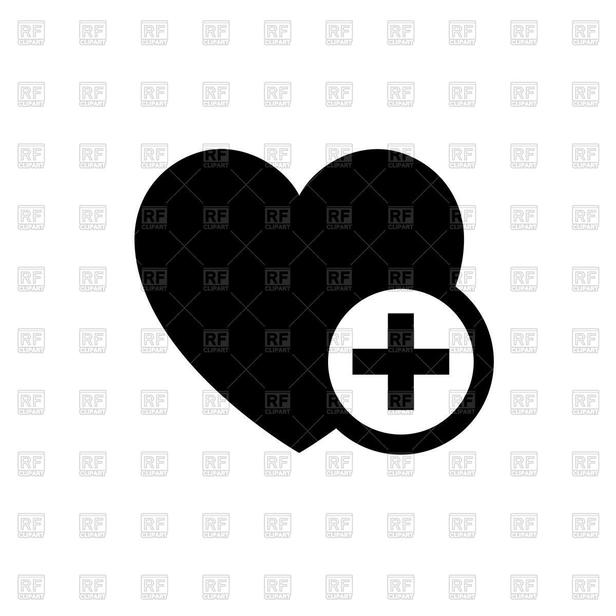 1200x1200 Heart With Plus Sign
