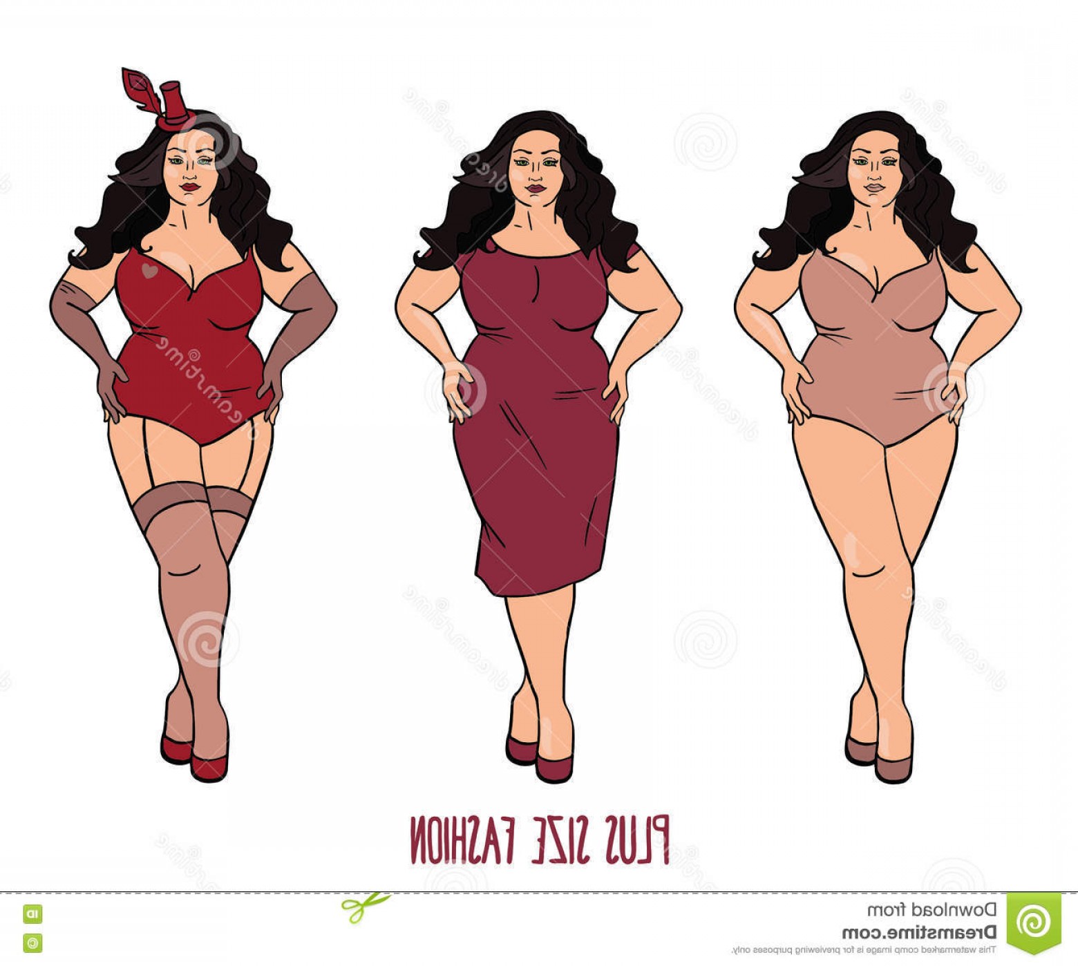 1560x1398 Plus Size Woman Vector Hoodamath