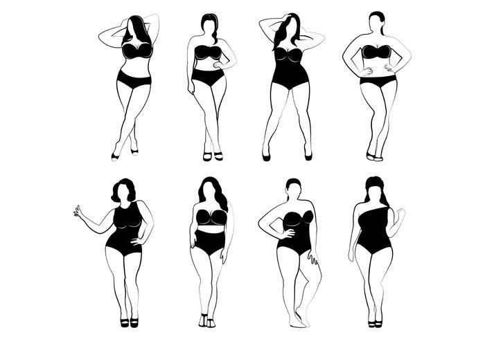 how to draw a plus size figure