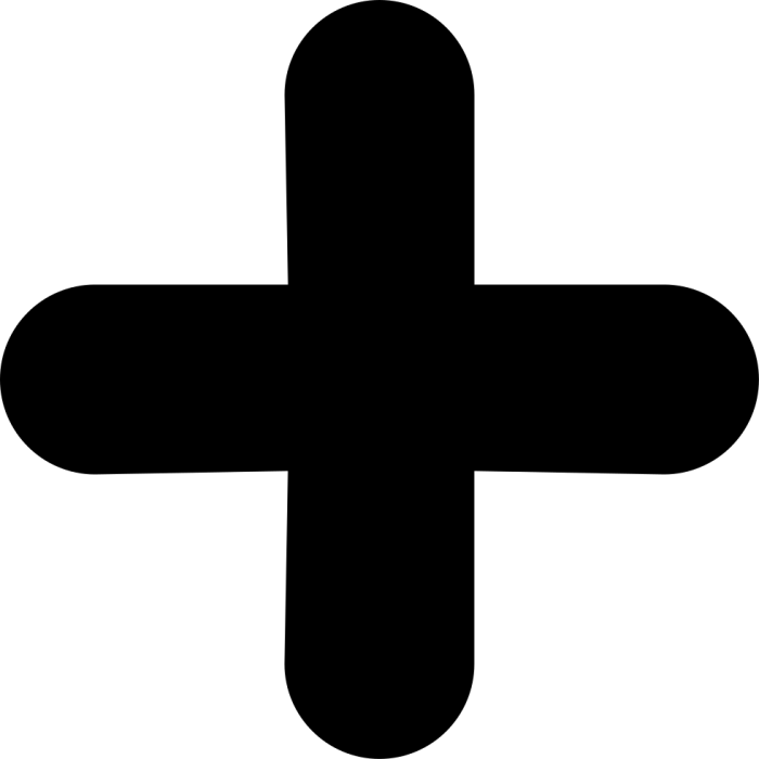 700x700 Plus Png Icon Vector, Clipart