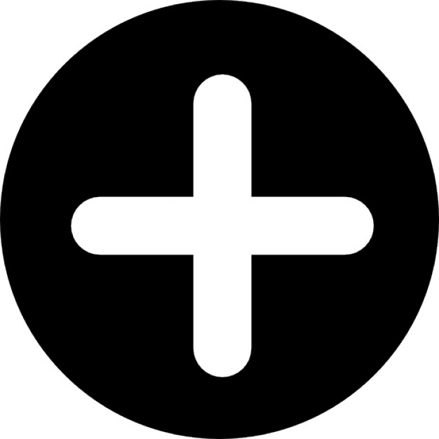 626x626 Black Plus Icon