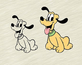 340x270 Baby Pluto Vector Etsy