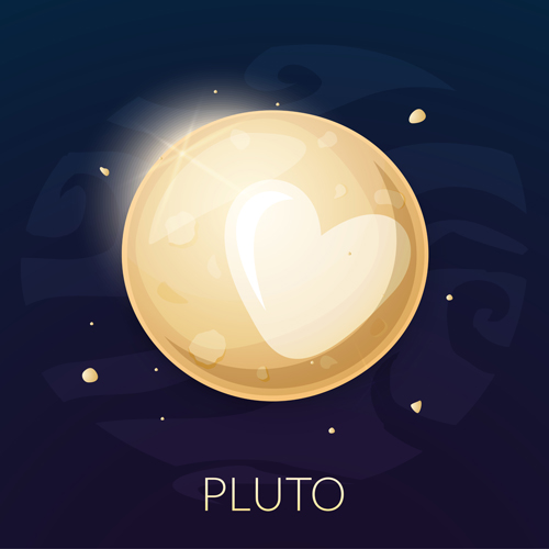500x500 Pluto Vector Free Download