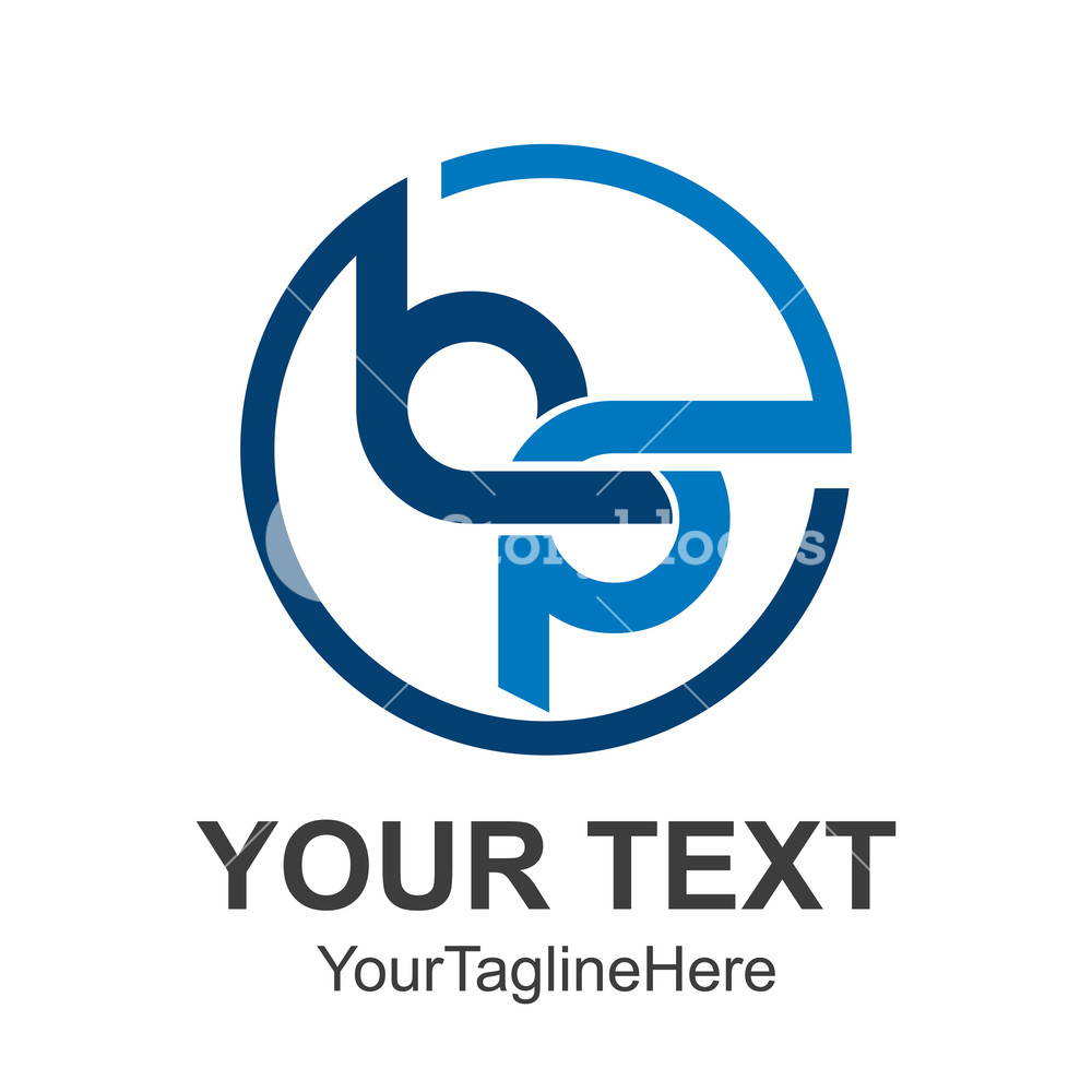1000x1000 Bp Letter Logo Design Vector Illustration Template, B Letter Logo
