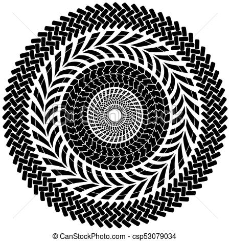 450x470 Voie Pneu, Seamless, Brosse, Vector Cercle, Roue