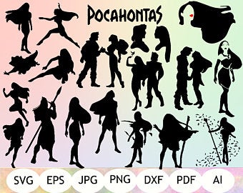 340x270 Pocahontas Silhouette Etsy