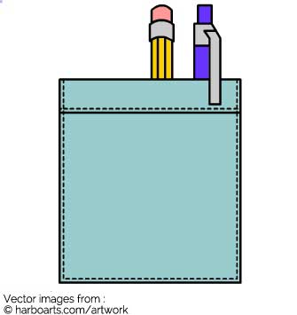 335x355 Shirt Pocket Clipart