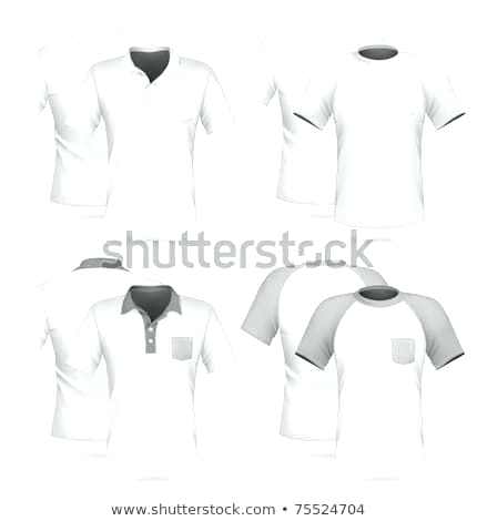 430x470 Polo Shirt And T Design Template With Pocket Vector Stock Royalty Free