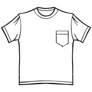300x300 T Shirt With Pocket Vector