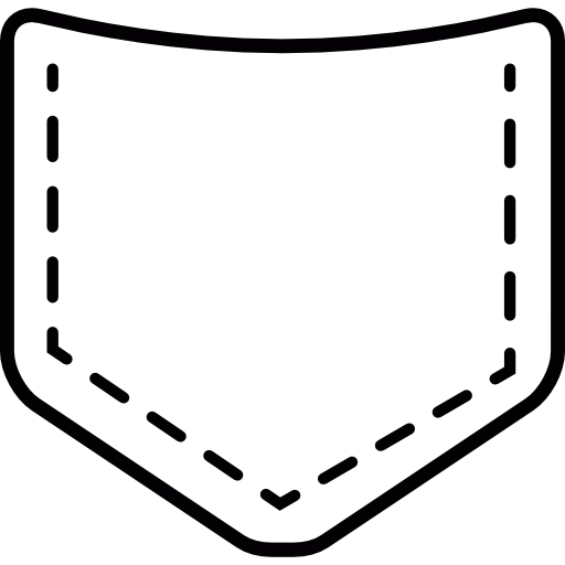 512x512 Jeans Pocket Free Vector Icons Designed