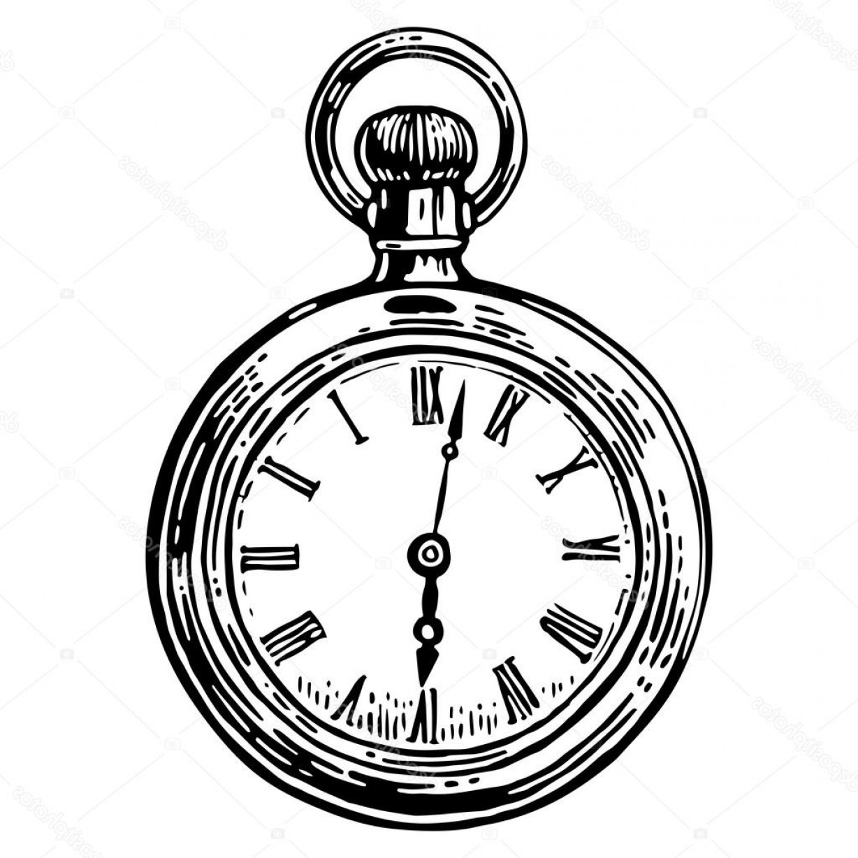 Pocket Watch Vector Catchsplace 1228x1228 Pocket Watch Vector Catchsplace