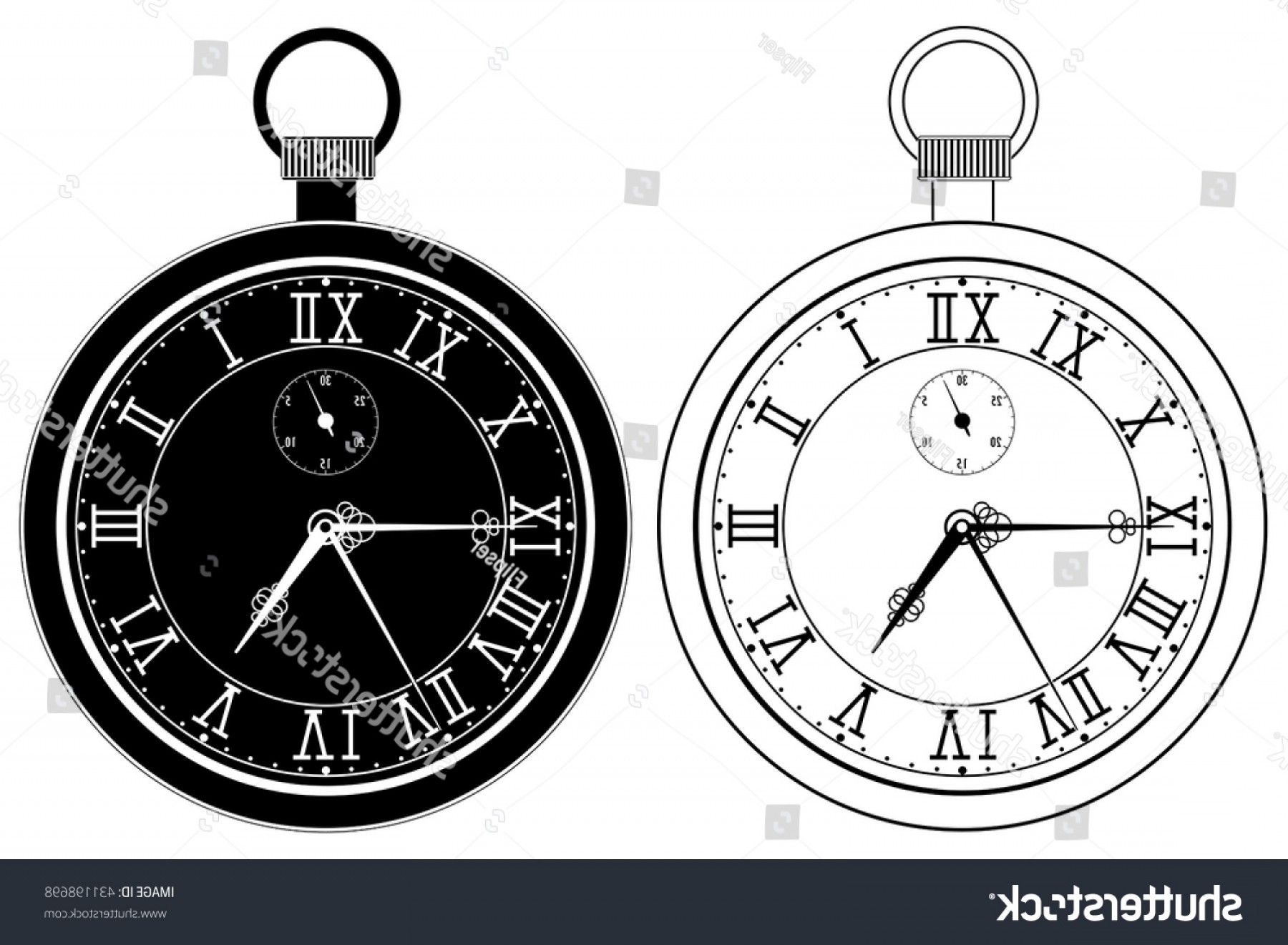 Vector Face Pocket Watch Handandbeak 1800x1321 Vector Face Pocket Watch Handandbeak