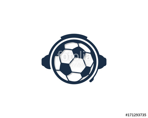 500x400 Soccer Podcast Icon Logo Design Element Stock Image And Royalty