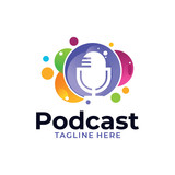 160x160 Podcast Logo Template Stock Image And Royalty Free Vector