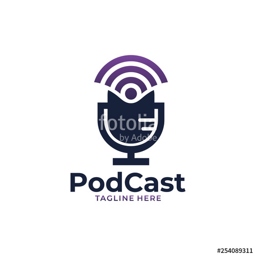 500x500 Podcast Spot Logo Stock Image And Royalty Free Vector