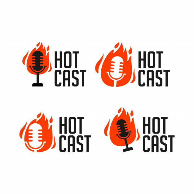 626x626 Hotcast Podcast Radio Icon Logo Illustration Vector Premium Download