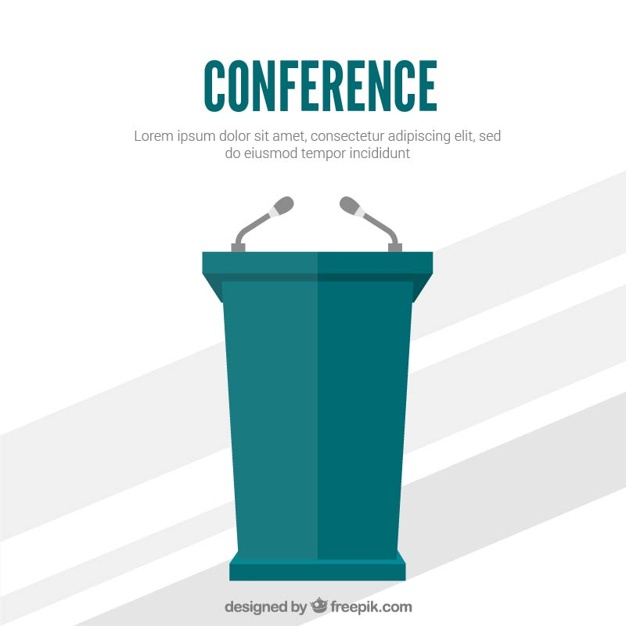 626x626 Conference Podium Vector Free Download
