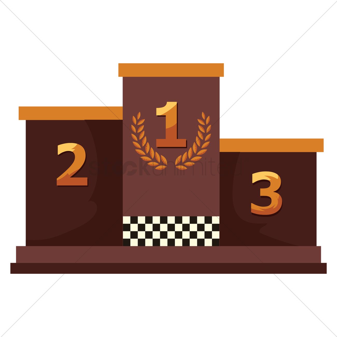 1300x1300 Free Winners Podium Vector Image