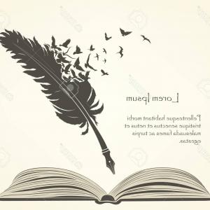 300x300 Open Book Logo Fountain Pen Together The Literature Poetry Club