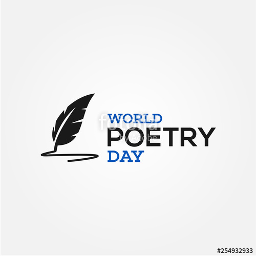 500x500 World Poetry Day Vector Design Stock Image And Royalty Free